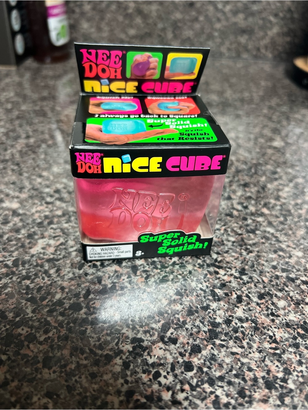 Nice Cube Pink Super Solid Squish Toy